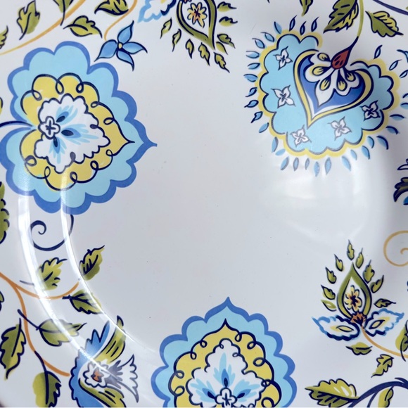 The Longaberger Company. Earth and Sky serving dish . Beautiful floral design . - Picture 3 of 14